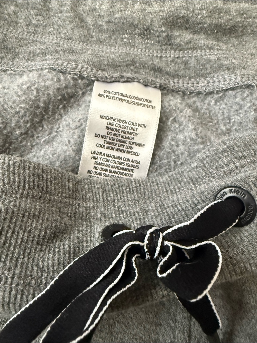 Calvin Klein Gray Performance Woman’s Joggers - Picture 2 of 4